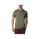Columbia Men's Hike Short Sleeve Polo Stone Green Medium - Columbia