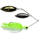 Picasso Titanium HP Double Willow Spinnerbait 3/8oz Chartreuse/White Nickel/Gold - Picasso