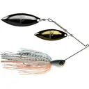Picasso Titanium HP Double Willow Spinnerbait 1/2oz White Shad Gold/Nickel - Picasso