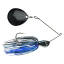 Picasso Titanium HP Single Colorado Spinnerbait 3/8oz Black/Blue Black - Picasso