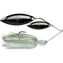 Picasso Inviz-R-Wire Double Willow Spinnerbait 3/4oz White Hologram Nickel - Picasso