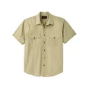 Filson Men's Washed Feather Cloth Short Sleeve Shirt Lakebed Large - Filson