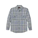 Filson Men's Lightweight Alaskan Guide Long Sleeve Shirt Indigo Multicolor Gingham Medium - Filson