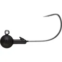 Northland Tungsten Round Ball Wide Gap 3/8oz Jighead 3/0 Matte Black - Northland