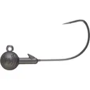 Northland Tungsten Round Ball Wide Gap 3/8oz Jighead 3/0 Matte Smoke - Northland