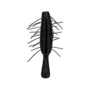 Yamamoto Fuzzy Nuki 2.5" Worm Black w/ Large Blue Flake - Yamamoto