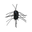 Yamamoto Fuzzy Nut 1.5" Creature Dice Bait Black w/ Large Blue Flake - Yamamoto