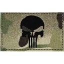 Merica Life IR Reflective Fabric Skull Morale Patch Multicam - Merica Life