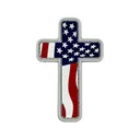 Merica Life US Flag Cross PVC Morale Patch - Merica Life