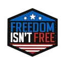Merica Life Freedom Isn't Free PVC Morale Patch - Merica Life