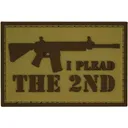 Merica Life I Plead the 2nd PVC Morale Patch - Merica Life