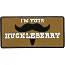 Merica Life I'm Your Huckleberry Mustache PVC Morale Patch - Merica Life