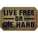 Merica Life Live Free or Die Hard PVC Morale Patch - Merica Life