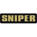 Merica Life Sniper PVC Morale Patch Tan - Merica Life