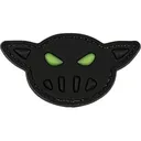 Merica Life Black Sheep Warrior Glow in Dark Face PVC Morale Patch Black - Merica Life