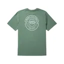 AFTCO Men's Ocean Bound Short Sleeve Crew Neck T Shirt Duck Green Heather Medium - Aftco