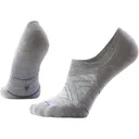 Smartwool Men's Run Zero Cushion No Show Socks Light Gray Large - Smartwool