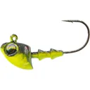 6th Sense Crappie 1/8oz Minnow Jighead #4 Black Neon - 6Th Sense