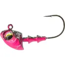 6th Sense Crappie 1/8oz Minnow Jighead #2 Black Rose - 6Th Sense