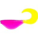 6th Sense Curly Clobber 2" Grub Pink-Treuse - 6Th Sense