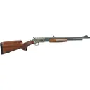 Pedersoli Jackal Pump Rifle 44 Remington Magnum 19" Blued Threaded Barrel Cerakote Frame Walnut Field Stock - Pedersoli