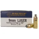 Magtech 9mm Luger Ammo 124 Grain Jacketed Soft Point Case of 1000 (20 Boxes of 50) - Magtech