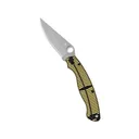 Spyderco Military 2 Salt Pocket Knife 4" Drop Point CPM MagnaCut Satin Blade G-10 Handle Satin - Spyderco
