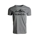 Kings Camo Men's High Country Short Sleeve Crew Neck T Shirt Heather Gray XL - Kings Camo