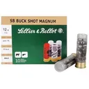 Sellier & Bellot 12 Gauge Ammo 3" #00 Buckshot 15 Pellets Case of 250 (25 Boxes of 10) - Sellier & Bellot