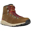 Danner Men's Mountain 600 Leaf 4.5" Waterproof Hiking Shoes Leather Grizzly Brown/Rhodo Red 10.5 D - Danner