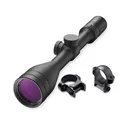 Burris DropTine Rifle Scope 1" Tube 4.5-14x 42mm Ballistic Plex Reticle with Zee Weaver Scope 1" Rings Hight Black - Burris Optics