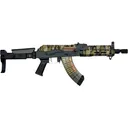 Orthos Babushka Elite 7.62x39mm Pistol 10.5" Threaded Barrel 30+1 Round Woodland Camo Pistol Brace - Orthos