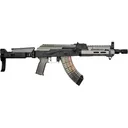 Orthos Babushka 7.62x39mm Pistol 10.5" Threaded Barrel 30+1 Round Gray Pistol Brace - Orthos
