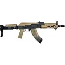 Orthos Babushka 7.62x39mm Pistol 10.5" Threaded Barrel 30+1 Round Flat Dark Earth Pistol Brace - Orthos