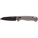 Buck Knives Ferrox Pocket Knife 3.375" Reverse Tanto D2 Black Blade Aluminum Handle Gray - Buck Knives