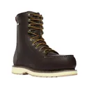 Danner Men's Cedar River Moc Toe 8" Waterproof Work Boots Leather Dark Brown 9.5 D - Danner