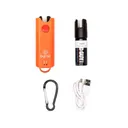 Byrna Duo Rechargeable Personal Alarm with Bad Guy Repellant Pepper Spray Orange - Byrna