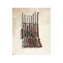 Rack'Em Racks 8 Rifle Wall Mounted Display Rifle Barrel Rest and Stock Tray - Rack'em Racks