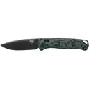 Benchmade Custom Bugout Pocket Knife 3.25" Drop Point CPM MagnaCut Black Cerakote Blade Fat Carbon Handle Jungle Wear - Benchmade