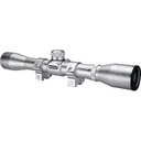 Barska Plinker-22 Rimfire Rifle Scope 1" Tube 4x 32mm 30/30 Reticle Silver - Barska