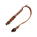 1791 Gunleather Tactical Leather Rifle Sling Earth Brown - 1791 Gunleather