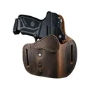 Urban Carry Mavado OWB Holster Glock 43, 43x, Mossberg C1, Ruger SR22, Sig Sauer P365XL, Springfield XDs 3.3" Leather Distressed Brown - Urban Carry
