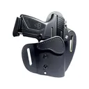 Urban Carry Mavado OWB Holster Glock 17, 22, 31, 47, 49, Sig Sauer P220, P320, Smith & Wesson M&P 4", Springfield XD 4" Leather Black - Urban Carry