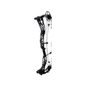 Darton Tritech 33 Compound Bow 70 lb Right Hand Black - Darton