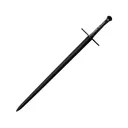Cold Steel MAA Hand and a Half Sword 33.5" 1060 Carbon Steel Blade Leather Handle - Cold Steel