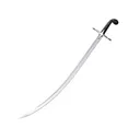 Cold Steel Shamshir Sword 30-1/2" 1055 Carbon Steel Blade Faux Horn Handle Black - Cold Steel