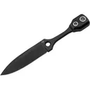 Boker Knives Fafo Fixed Blade Knife 3.82" Drop Point 440C Black Blade G-10 Handle Black - Boker