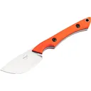 Boker Knives M.U.K Fixed Blade Knife 2.36" Drop Point Sandvik 14C28N Stonewashed Blade G-10 Handle Orange - Boker
