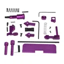 AR-STONER T-Series Complete AR-15 Accented Lower Receiver Parts Kit Purple - Ar-Stoner