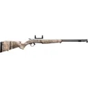 CVA Wolf 50 Caliber Muzzleloading Rifle 24" Stainless Steel Barrel Realtreaa APX Stock with Intergral Scope Mount - Cva